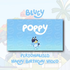 Bluey - Gepersonaliseerde Happy Birthday-video