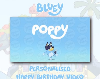 Bluey - Personalised Happy Birthday Video