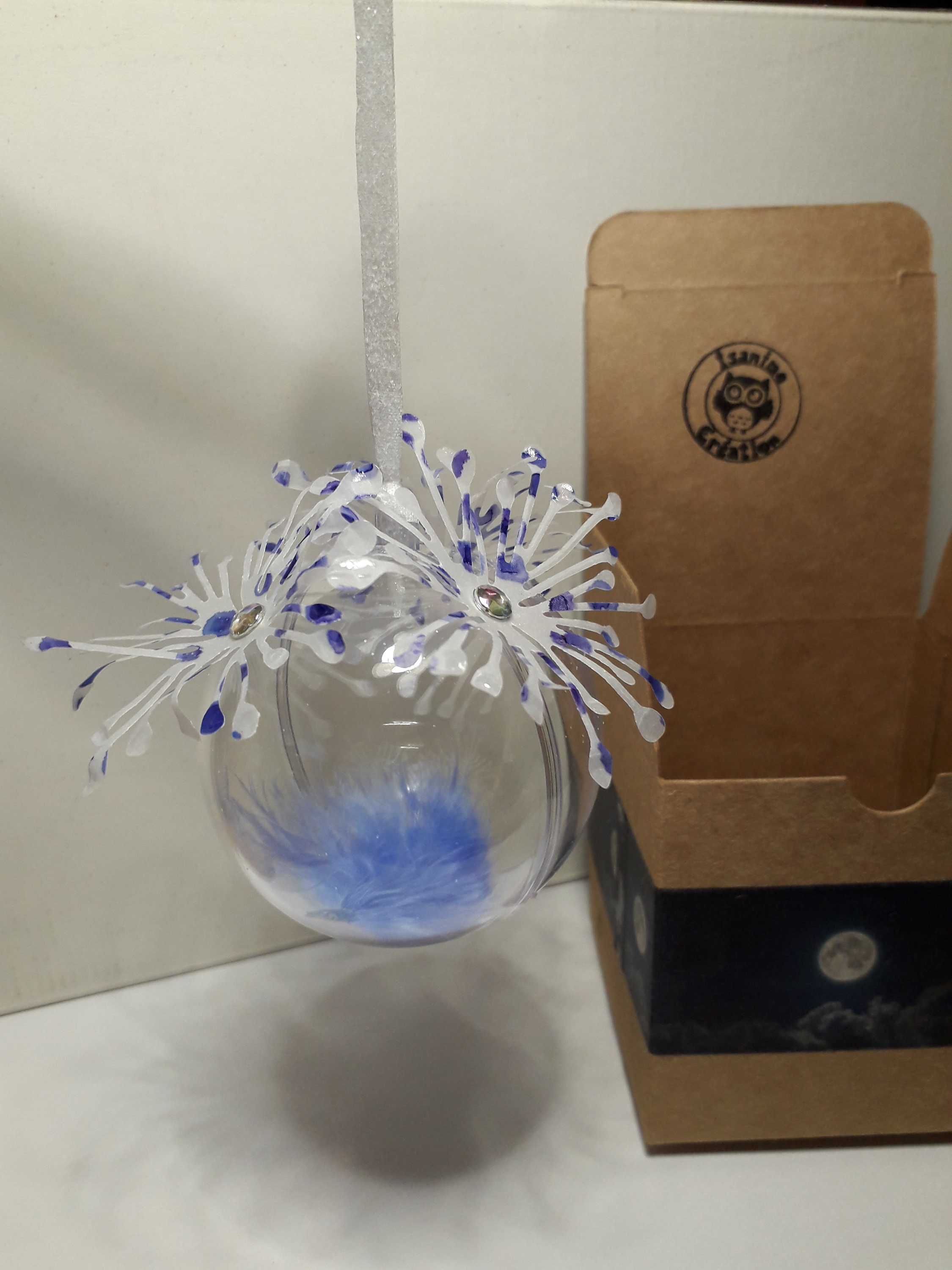 Boule de Noël - Fait Mains -Model Unique Décoration