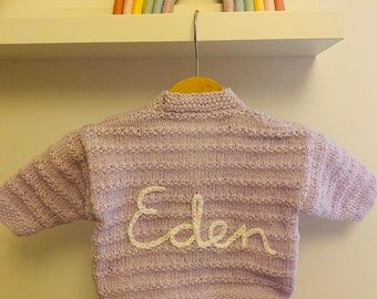 wave of light baby cardigan