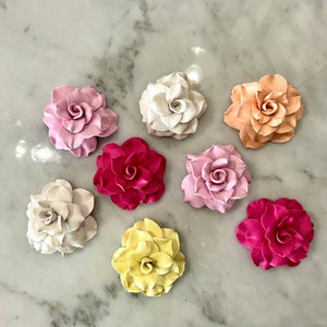 TamScottArt 4x4 Clay Rose Artwork, Purple