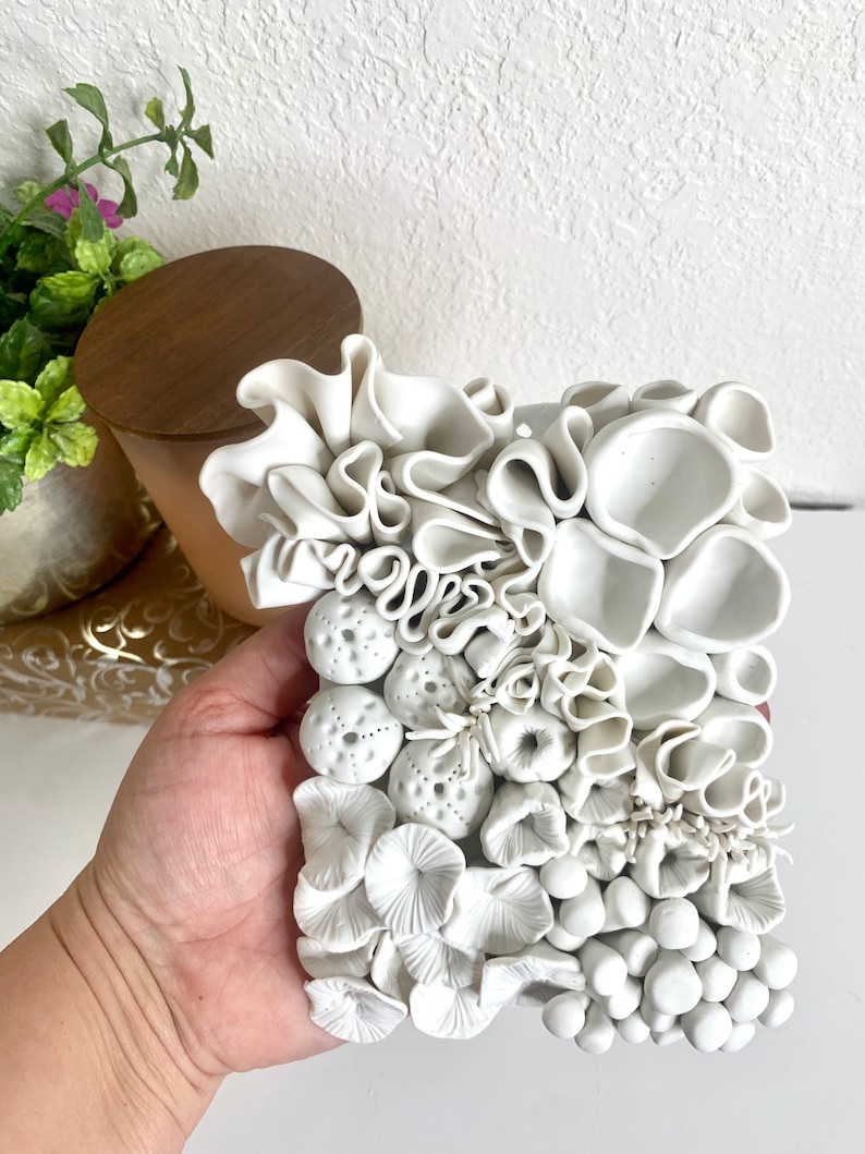 White Coastal Decor 3D Wall Art Sea Wall Sculpture Beach Etsy