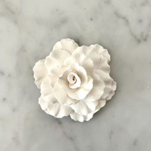 3D Flower Wall Art, Hand Sculpted Clay Flowers Wall Sculpture Art ...