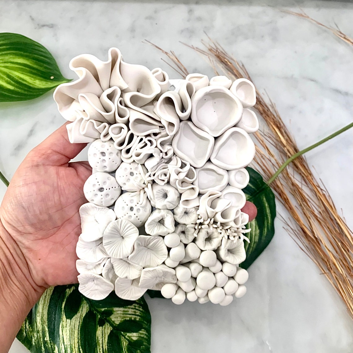 White Coastal Decor 3D Wall Art Sea Wall Sculpture Beach Etsy