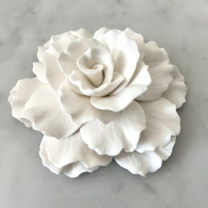 3D Flower Wall Art, Hand Sculpted Clay Flowers Wall Sculpture Art ...