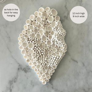 3D Ocean Inspired Wall Art Sculpture, Coral Reef Wall Decor, Organic Art, Coastal Decor, Modern Wall Art, Clay Sculpture, Textured Wall Art.