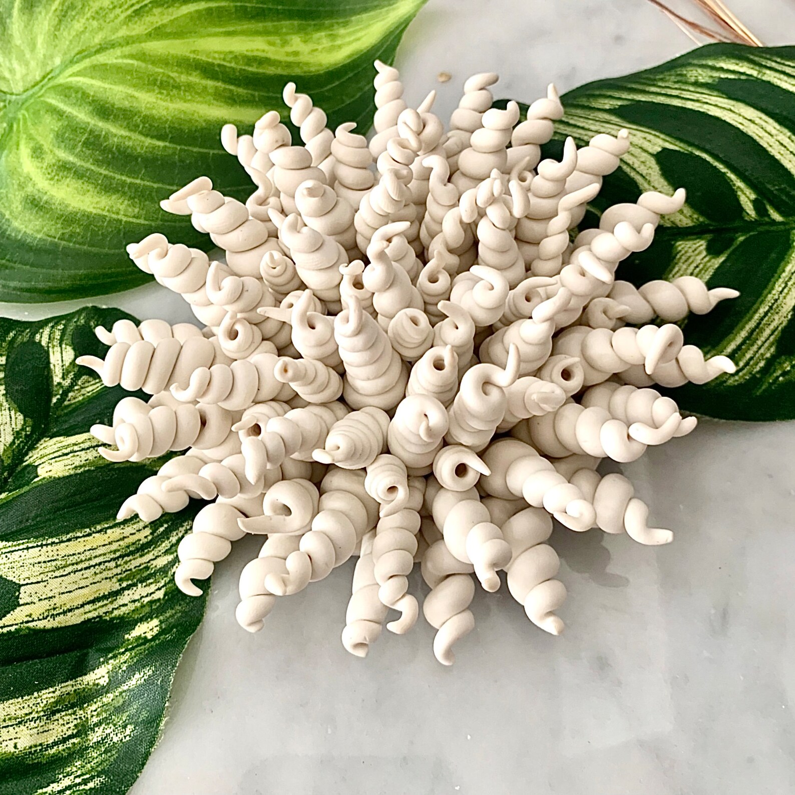 Sea Shell Wall Sculpture Beach Decor Costal Wall Art Clay Wall Hanging