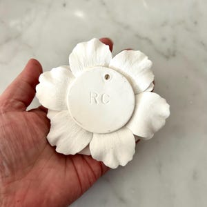 3D Flower Wall Art, Hand Sculpted Clay Flowers Wall Sculpture Art ...