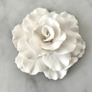 3D Flower Wall Art, Hand Sculpted Clay Flowers Wall Sculpture Art ...