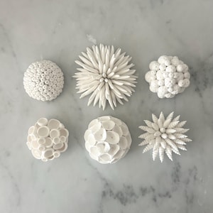 Wall Sculpture, 3D Wall Art, Corals Decor White, Dimensional Wall Art, Ocean Wall Sculpture, Small Art Installation, Coastal Wall Art Gift