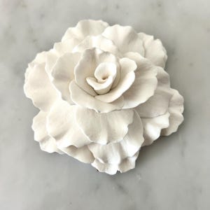 3D Flower Wall Art, Hand Sculpted Clay Flowers Wall Sculpture Art ...
