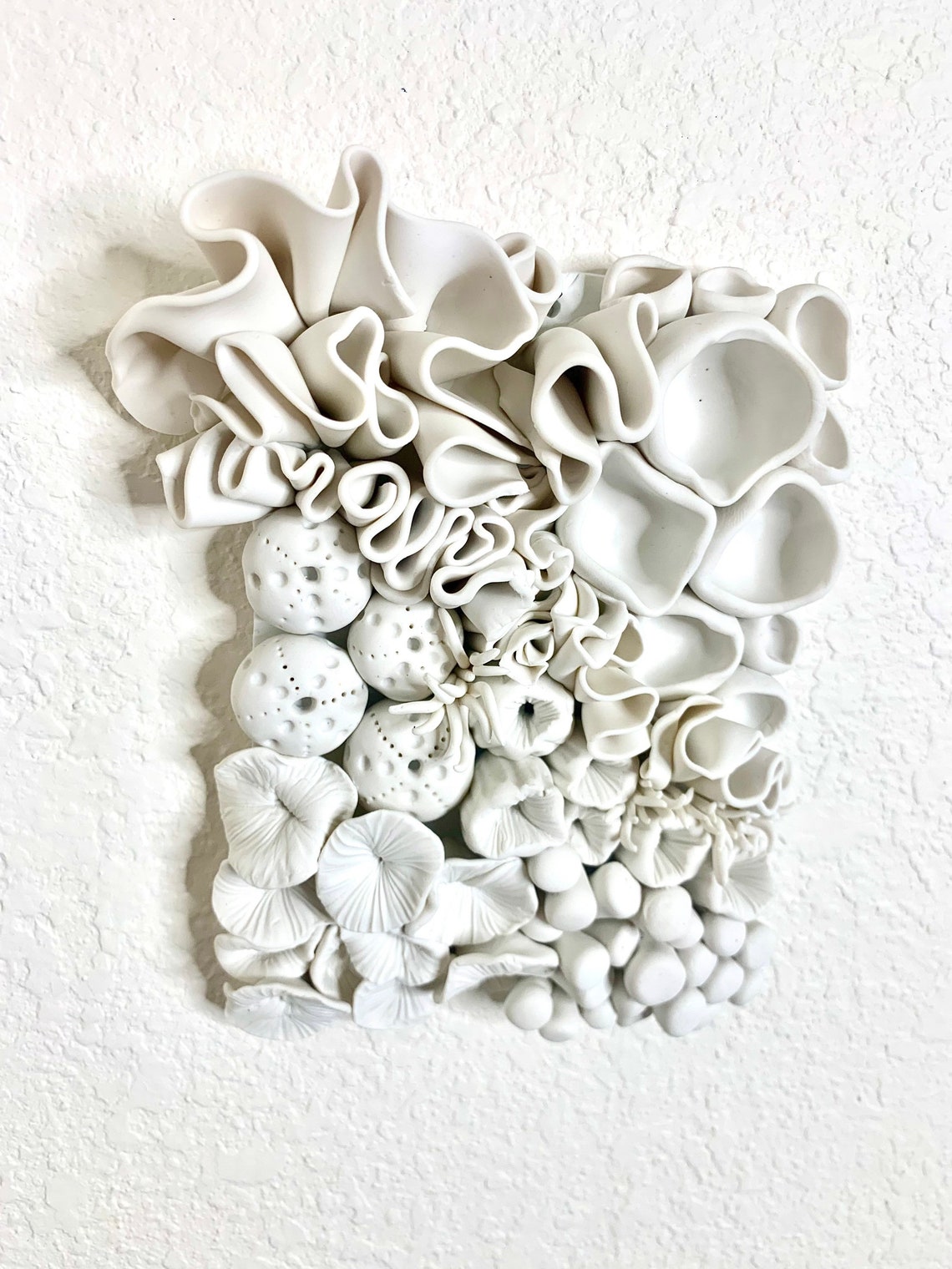 White Coastal Decor 3D Wall Art Sea Wall Sculpture Beach Etsy