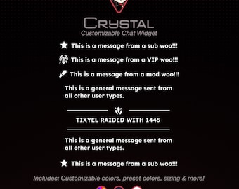 Minimalist Line Chat Widget | Custom Badges, Pronouns | Customizable Chat for Streamers | Twitch, StreamElements | White Chat Widget, Blue