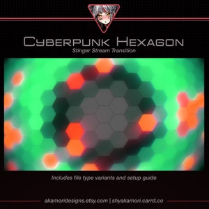 Cyberpunk Glitch Pulse Transition |  OBS Scene Stinger | Edgerunners Themed | Twitch Youtube Vtuber Streamer