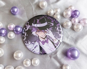 Verdrehte Wunderland Azul Button