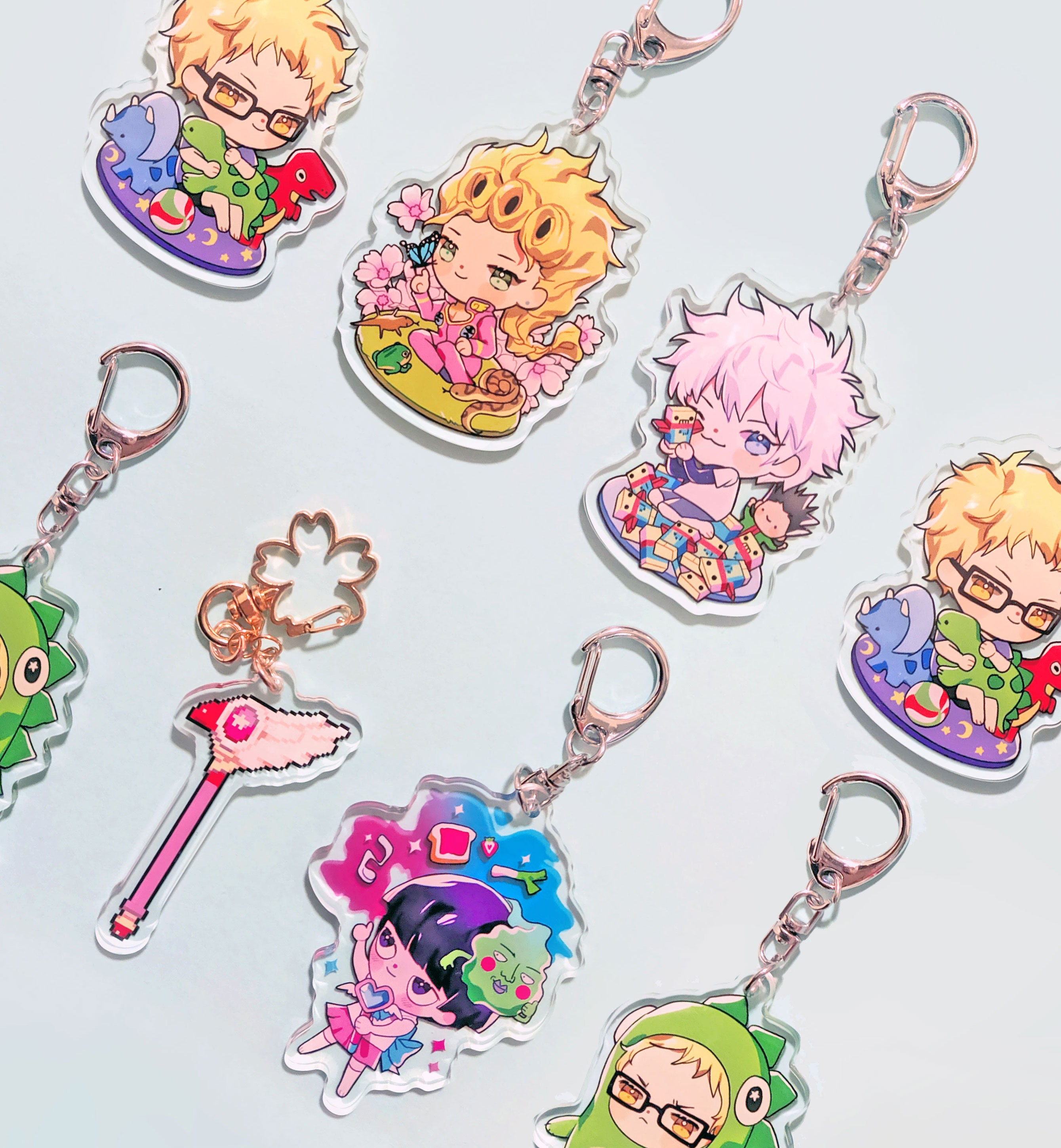 Various Anime Acrylic Charms - Etsy