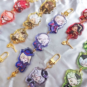 Twisted Wonderland Linking Charms Keychain