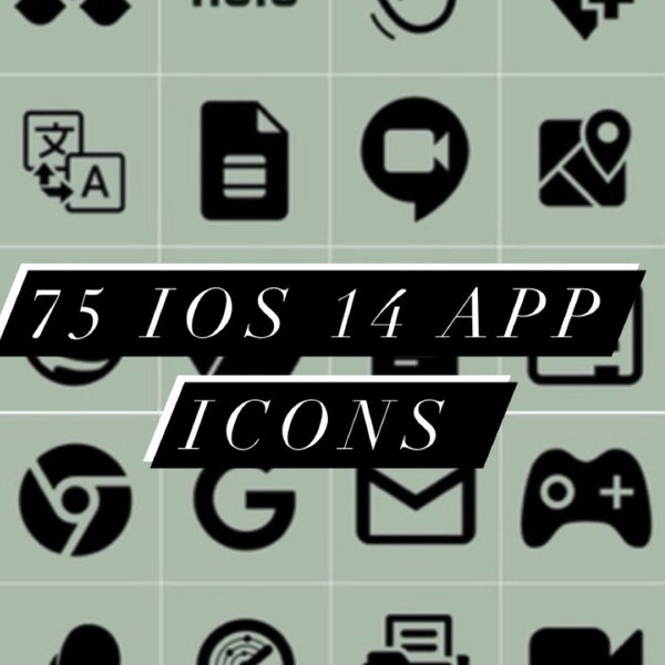 75 Mint Green Aesthetic iOS 14 App Icons