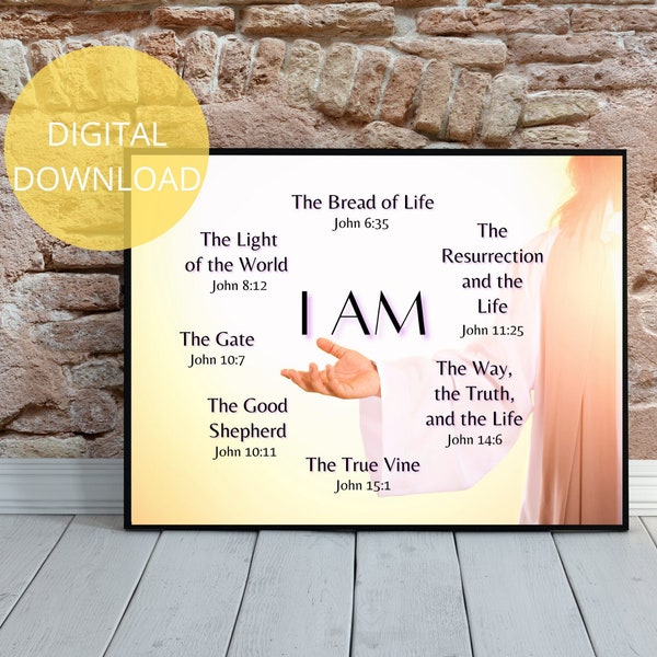 The Seven I AM Statements Of Jesus | I Am The Bread Of Life | I Am The Light Of The World | I Am The Way The Truth And The Life | Jesus