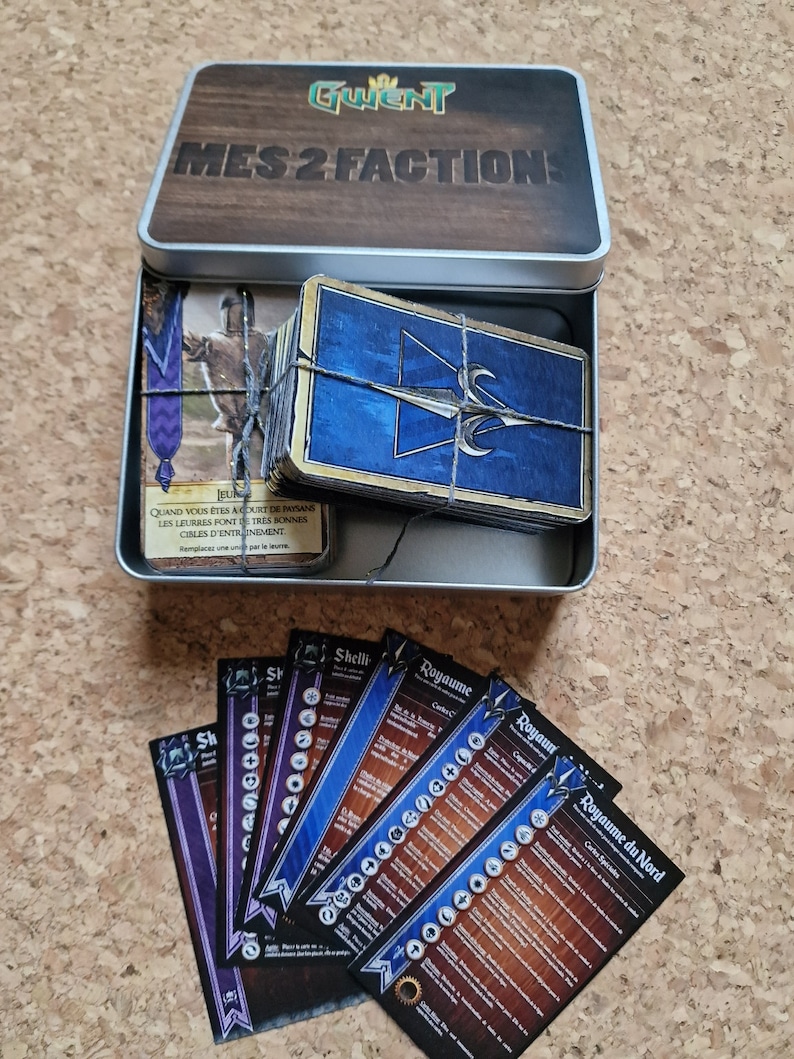 Lot de 2 Factions de carte à jouer Gwynt image 1