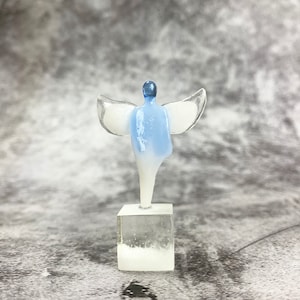 Handmade Little Guardian Angel Girl. Abstract Sculpture Figurine | Guardian Angel Keepsake, Angel Gift, Bereavement Gift