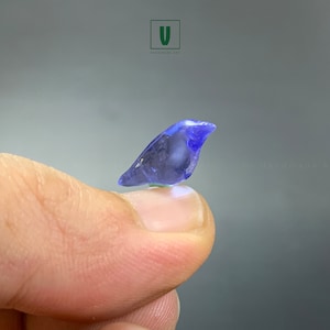 Exquisite Miniature Crystal Tiny Bird Sculpture 0.4&quot; | Custom Color Options Available | Micro Little Bird Fairy Decor | Stick where you want
