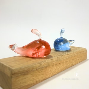 Handmade Epoxy Resin Whale Figurine: Ocean Nursery Decor (2&quot;)