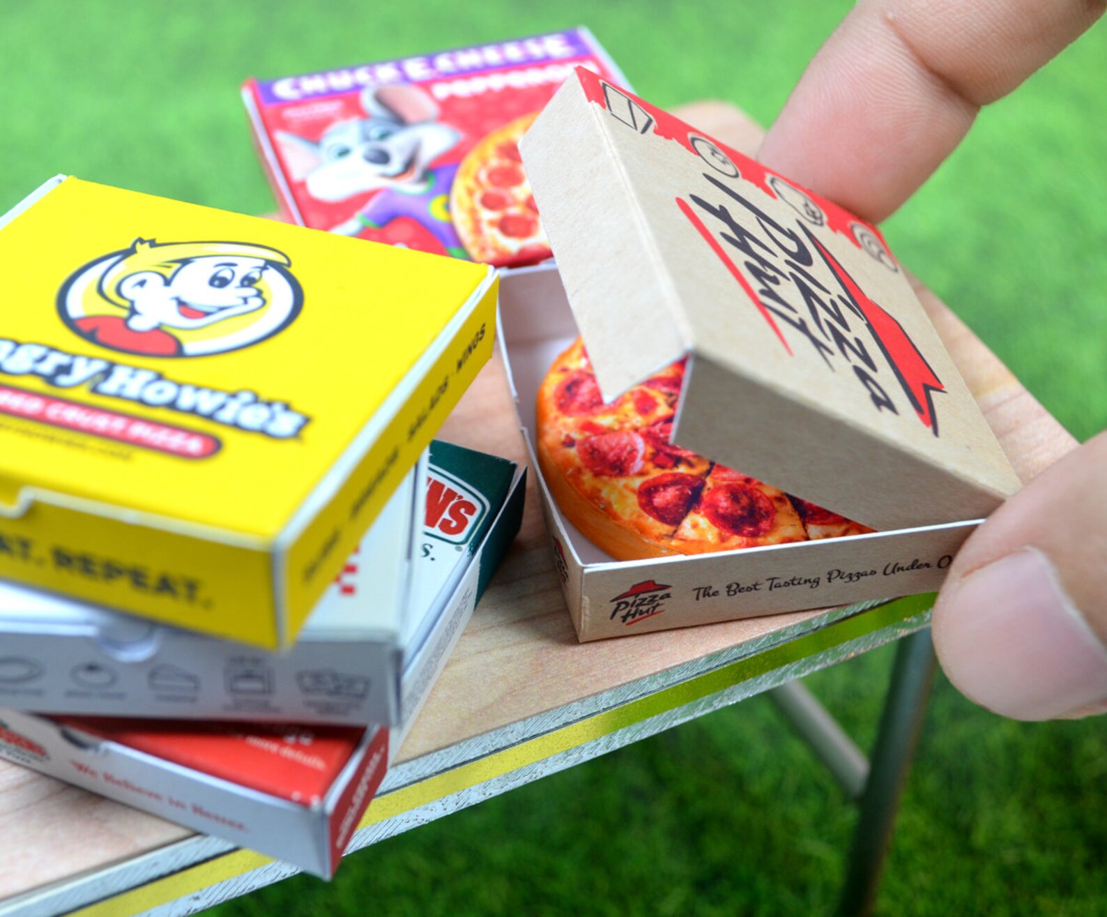 Mini Pizza Box 16 Scale Miniature Printable Barbie Etsy