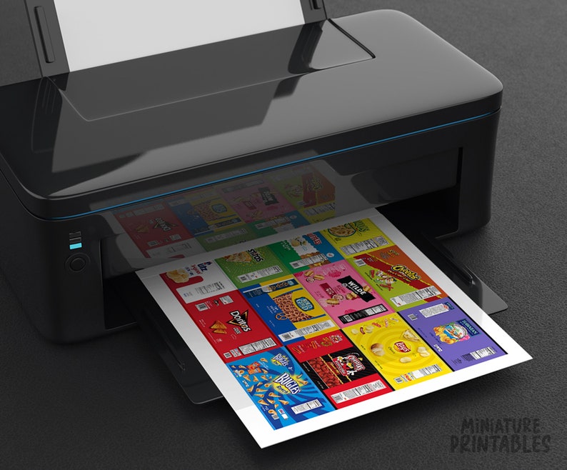 Miniature Printable Chips Packets for 11 5 Inch Dolls Etsy Miniature Printable Chips Packets for 11 5 Inch Dolls Etsy