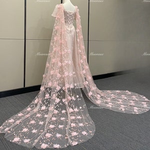 Pink lace cape cheap