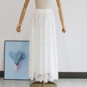 Vintage lace skirt Elegant Lace wedding skirt Chantilly lace skirt lace skirt bridal skirt Lace Wedding dress skirt Romantic lace skirt