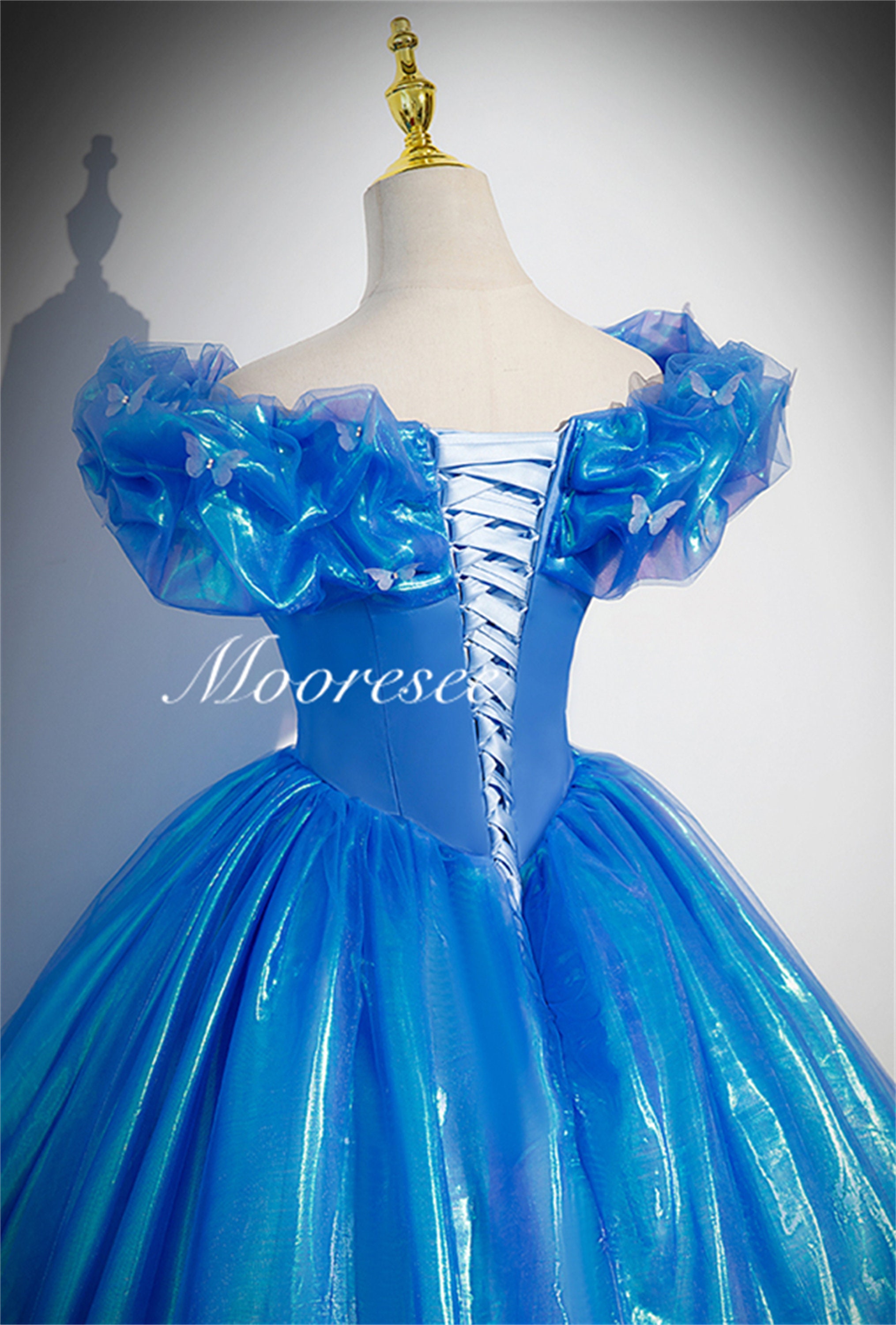 Navy blue top cinderella dress