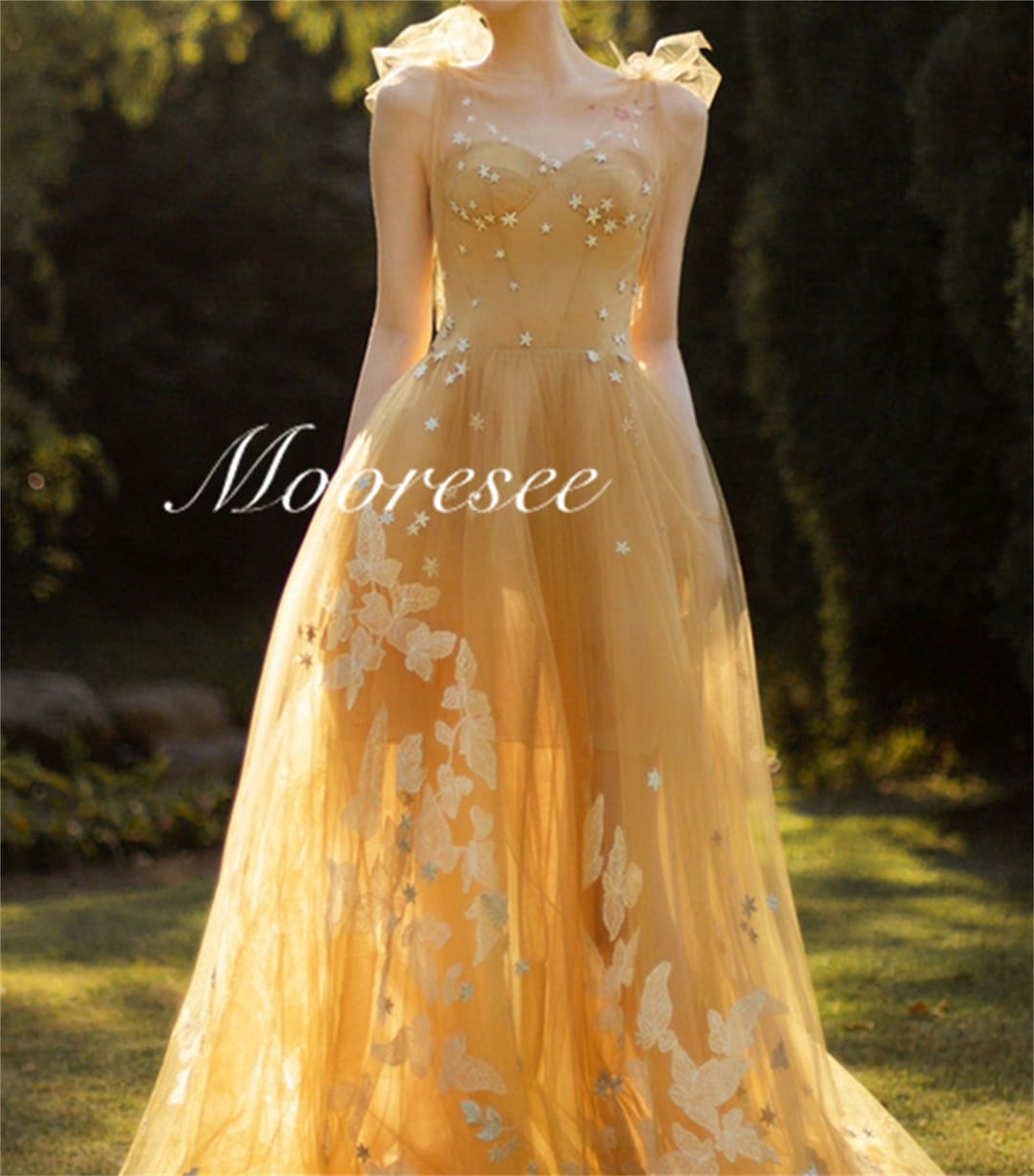Adele and her Gold velvet fairy dress