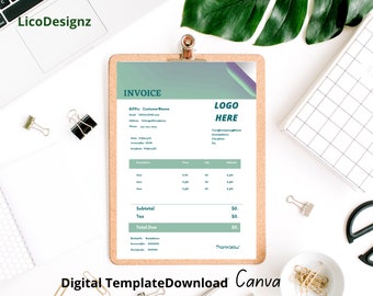 Digital Invoice Template