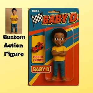 Custom Action Figure – Personalized Toy Box Portrait | Turn Yourself Into an Action Figure | Digital Download Art