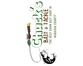 Citas de películas de Grumpy Old Men Chucks Bait Shop Wabasha Minnesota Regalos del Medio Oeste Calcomanías de vinilo troqueladas