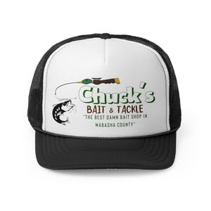 Trucker Caps Grumpier Old Men Movie Hat Chuck&#39;s Bait Shop Wabasha County