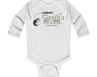 Infant Long Sleeve Bodysuit Grumpy/Grumpier Old Men Movie Chuck's Bait Shop Unisex Baby Onesie