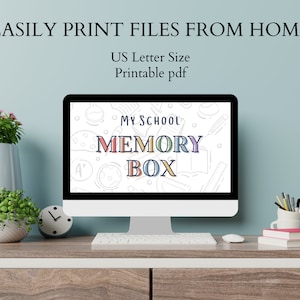 School Memory Box Printable | First and Last Day of School Pages ...
