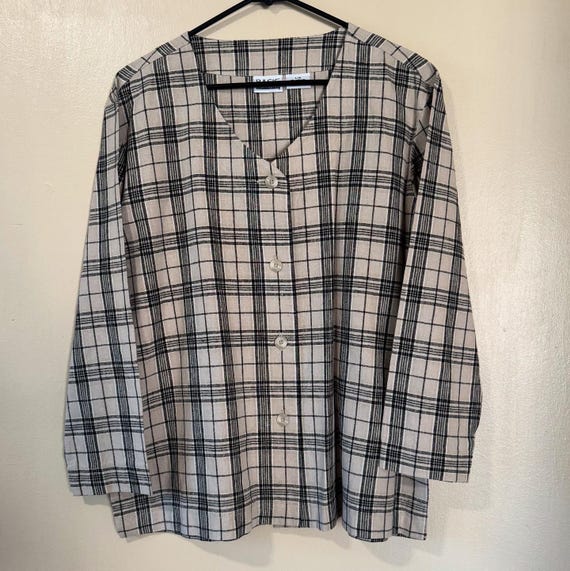 Size Large Vontage Basic Editions Beige amd Black… - image 1