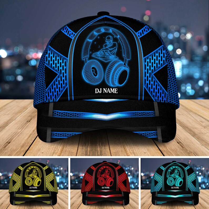 Custom Name DJ Cap Personalized DJ Gifts for Him DJ Lover Etsy