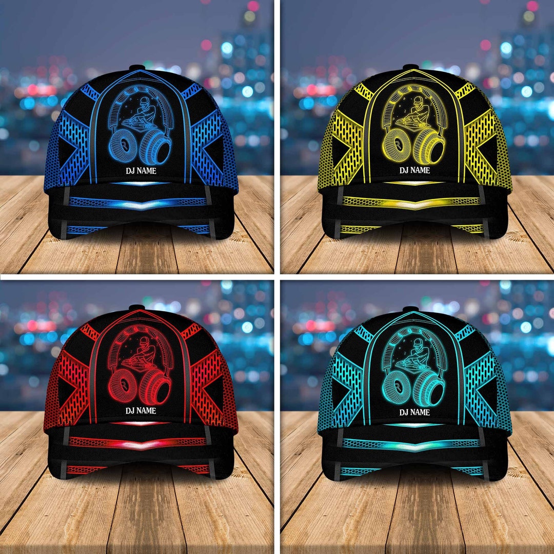 Custom Name DJ Cap Personalized DJ Gifts for Him DJ Lover Etsy