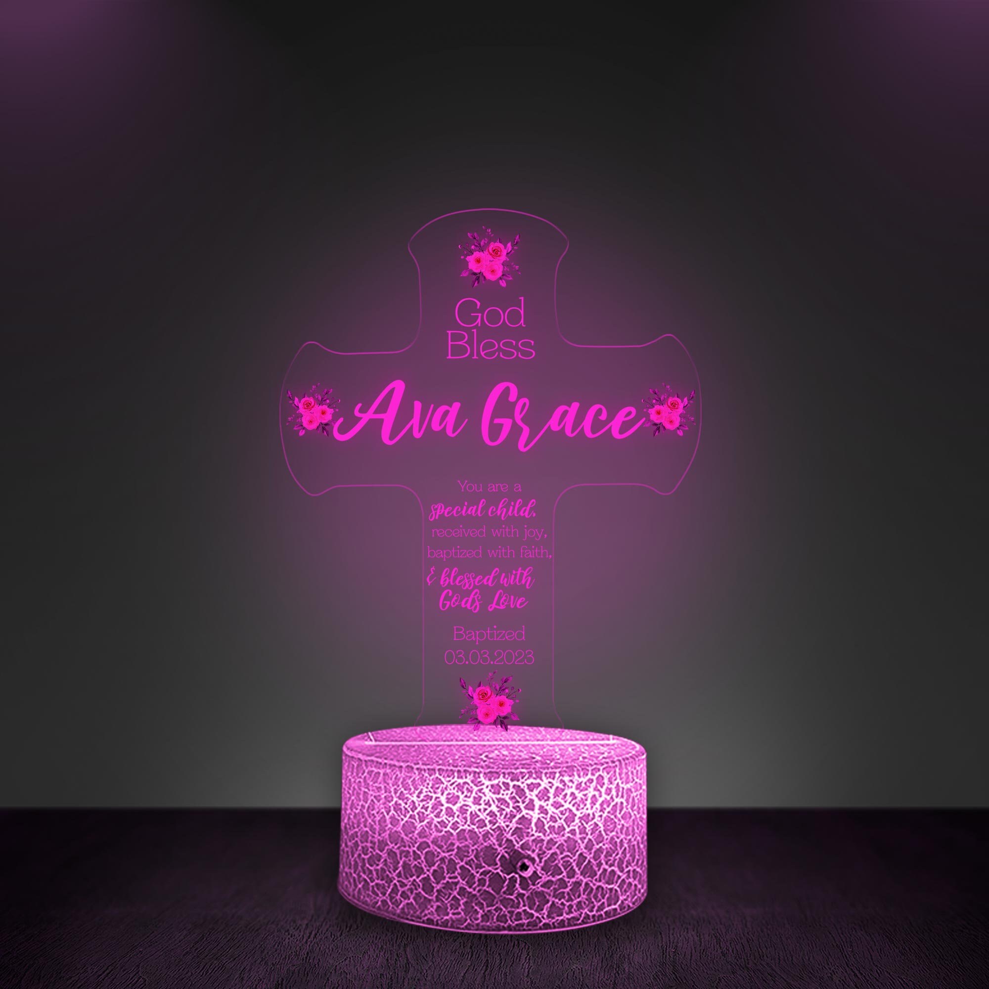 Custom Name Baptism Gift for Boys and Girls Godson Etsy