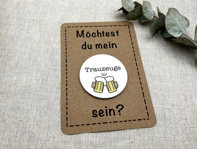 Lustiges Trauzeugen-Antragsset – 2 Karten + 8 Flaschenanhänger, 'Wanna Take A Shot At Being My Groomsmen?'