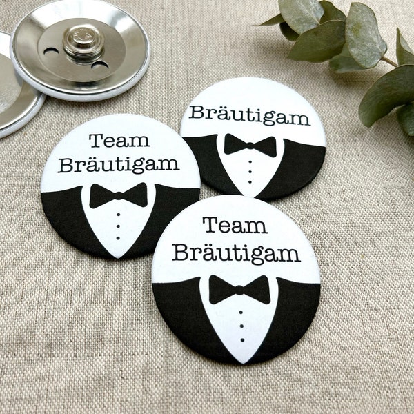 JGA Button | Team Bräutigam | 59mm  | Junggesellenabschied | JGA Pin | Junggesellenabschied Männer | jga männer | jga deko