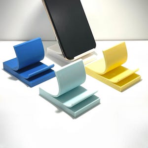 Suporte para celular/tablet estilo nota adesiva - Suporte para iPhone - Suporte para iPad - Impressão 3D