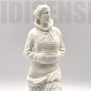 Venus de Milo Sculpture - Hoodie Edition - 10~20 Inches Height Options - Custom Colors - 3D Printed