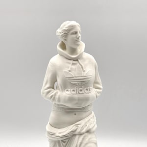 Escultura de Venus de Milo - Edición con capucha - Opciones de altura de 10 a 20 pulgadas - Colores personalizados - Impresión 3D