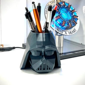 Dark Lord&#39;s Head - Pencil Holder Cup - Tool Organizer - Toothbrush Holder Cup - Makeup Brush Holder Cup - 3D Printed