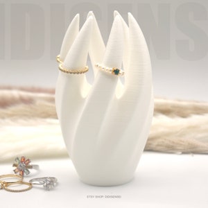 Vriden Ring Holder Minimalist Ring Display Stand Custom Colors 3D